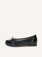 caprice ballerina black made of leather size 38