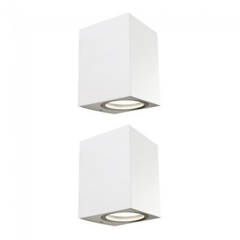 Pack 2 x aplique de pared exterior classic