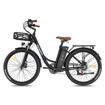 Bicicleta Eléctrica Urbana Fafrees F20 Lasting, Sensor De Par, 36 V 250 W 18,2 Ah, Negro