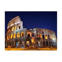 papel pintado 3d - el coliseo y la noche en el fondo 350x270 cm