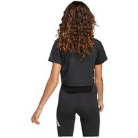 adidas camiseta t-shirt training essentials glam print noir para mujer