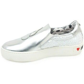 Love Moschino Zapatos Slip On Silver JA15153G17IO210A para mujer