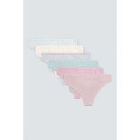 ysabel mora culote y bragas pack de 6 tangas de algodon estampados para mujer