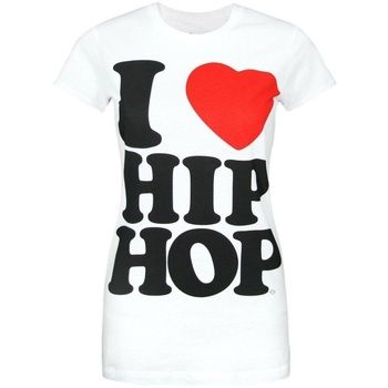 Goodie Two Sleeves Camiseta I Love Hip Hop para mujer