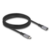 cable de extension usb4 delock 81202 2 m usb-c a usb-c 40 gbits