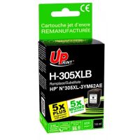 cartucho de tinta uprint hp 305xl negro 18 ml 650 paginas