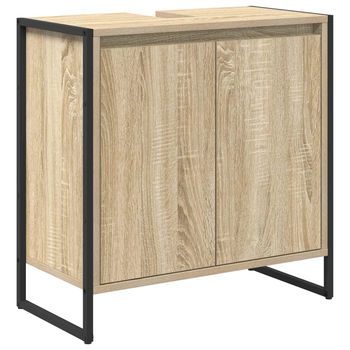 Gabinete De Baño | Armario De Baño Sonoma 60 X 30 X 60 Cm Madera Contrachapada