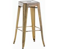 taburete industrial joshua de metal pulverizado 43x43x77 cm