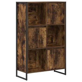 Estantería Para Libros | Estante Para Libros Roble Humo 68 X 30 X 108.5 Cm
