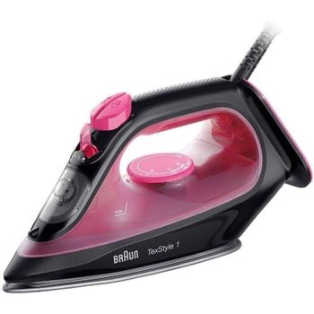Braun TexStyle 1 SI1070PU Plancha de Vapor-Seco 2000W Púrpura