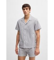 boss para hombre 50540037 camisa playera regular fit en tejido de sirsaca marino xxl casual manga corta sostenible algod243n recic