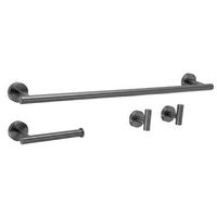 juego de perchas de bano ari titanium 4 pieces