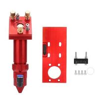 accesorios de cabezal laser de aluminio rojo para grabado