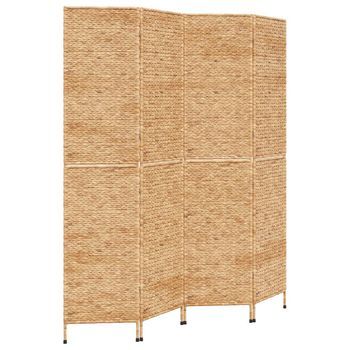 Biombo De 4 Paneles Jacinto De Agua 163x180 Cm Vidaxl