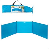 paravientos playa plegable 200x75 cm de aluminio aktive beach