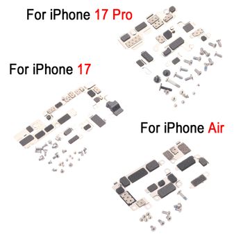 Juego de Cubiertas de Placa Base de Hierro con Tornillos de Repuesto para iPhone Air, para iPhone 17, para iPhone 17 Pro