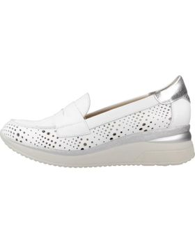 de PITILLOS PITILLOS MOCASÍN DE CUÑA 10433 CON DETALLES METALIZADOS BLANCO