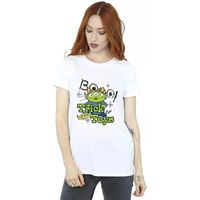 disney camiseta trick or toys para mujer