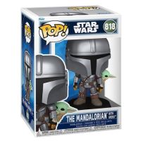 figura funko pop the mandalorian y grogu vinilo 112 cm star wars