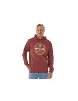 sudadera rip curl stapler hood hombre burdeos