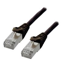 cable de red mcl cat6 1 m negro futp rj-45