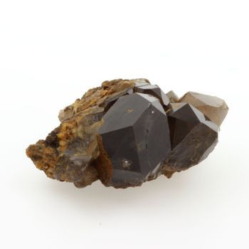 Cuarzo Ahumado - Piedra Natural De Francia, Haute -savoie - Collection Mineral, Brown Color | 195.9 Cts - Certificado De Autenticidad Incluido | 50 X