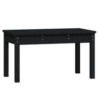 banco de jardin  banco de exterior  silla de jardin madera maciza pino negro 80x44x45 cm