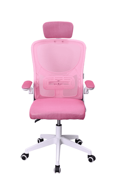 SILLA ERGONOMICA MARS GAMING MGCERGOPLUSWPK ROSA Y BLANCO MALLA TRANSPIRABLE REPOSACABEZAS