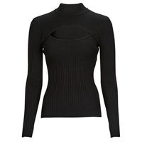 guess jersey ls rib cutout swter para mujer