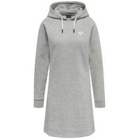 hummel vestido robe sweat a capuche gris para mujer