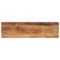 tablero de mesa rectangular madera mango rugosa 120x20x25 cm vidaxl