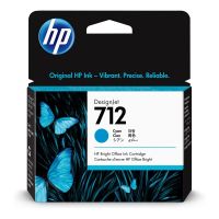 cartucho de tinta original hp 712 cian