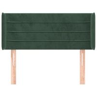 cabecero cama mueble de dormitorio de terciopelo verde oscuro 83 x 16 x 7888 cm verde m020008620