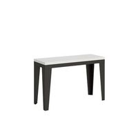 mesa tipo libro 120200x4590 cm flame double fresno blanco estructura antracita