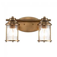 aplique de pared para banos ashland bay 2 luces