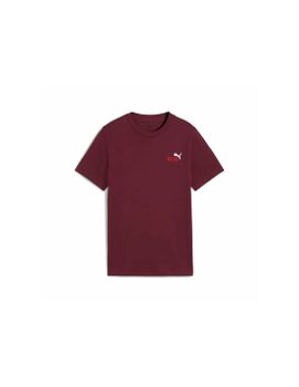 Camiseta Puma Essentials 2 Color Small No Granate Infantil