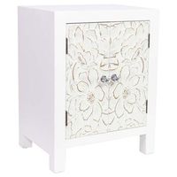 mesita de madera de 2 puertas 42x32x55