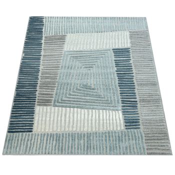 Alfombras de interior y exterior Stylo azul 60x100 cm