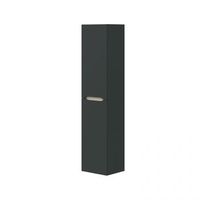 columna de bano suspendida lotto antracita - roble 31 x 135 x 26 cm