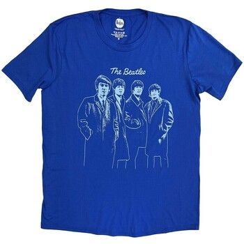 The Beatles Camiseta Band Outline para mujer