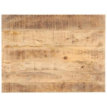 Superficie De Mesa Madera Maciza De Mango 25-27 Mm 90x60 Cm Vidaxl