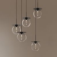 lampara colgante saturno 5 luces