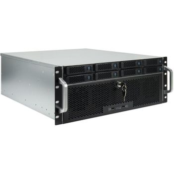 Servidor Inter-Tech 4U-4708 Rack Negro ATX EATX ITX Micro ATX SSI CEB EEB Acero 4U