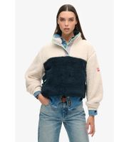 superdry para mujer w2012349a polar supersuave mash up blanco s casual poliester