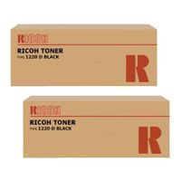 original multipack ricoh aficio 1018 printer toner cartridges 2 pack -888087 type 1220d