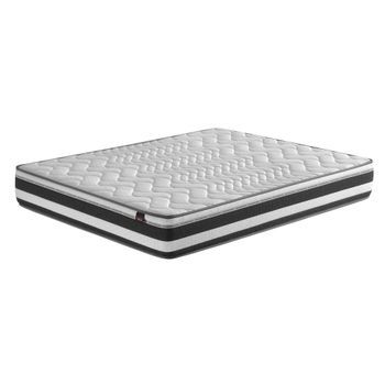 Colchón Bio Viscoelástico Partículas De Grafeno Alta Transpirabilidad Y Firmeza Antiacaros Antibacteriano Hipoalergénico 135x190 Cm