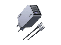 cargador de pared - ugreen ugr25874 universal 100w 2x usb-c 1x usb-a carga rapida negro