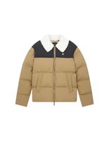 chaqueta lyle  scott borg collar marron hombre