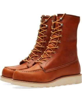 de RED WING 877 HERITAGE WORK 8 MOC TOE BOOT ORO LEGACY - 40 BROWN