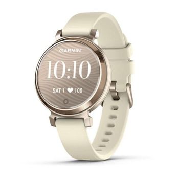 Smartwatch Garmin Lily 2 Oro/Crema, GPS, Caja Aluminio, Pantalla LCD Táctil, 24.4g